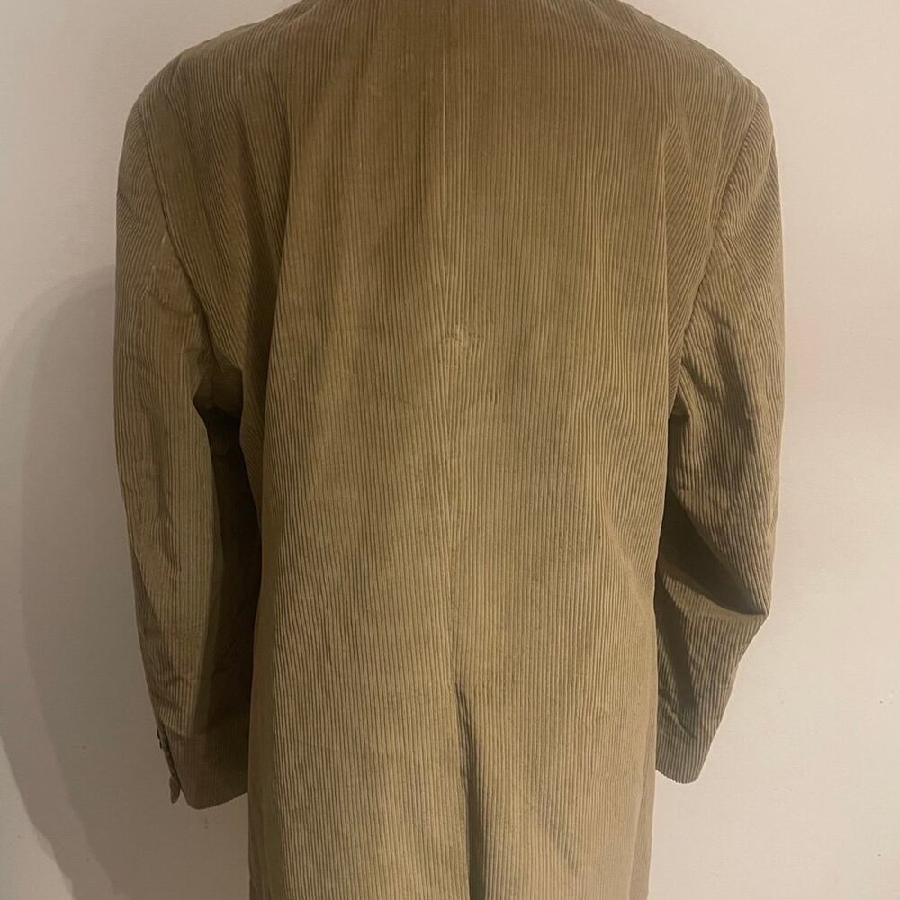Stafford Men’s 100% Cotton Brown Cordouroy Sport Coat Size 42 R - Picture 4 of 10